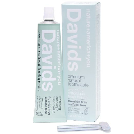 Davids toothpaste - clean beauty swap