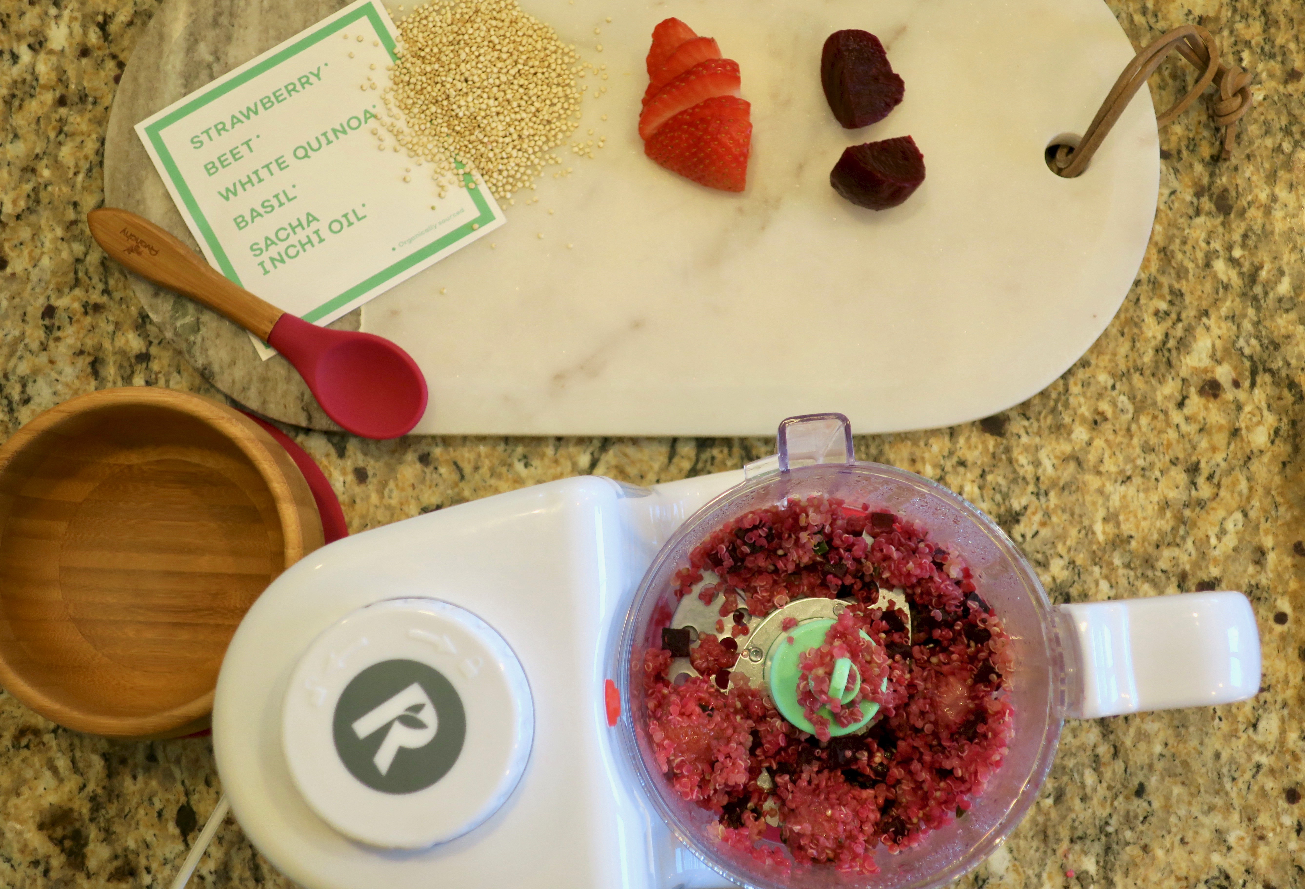 raised real strawberry beet basil