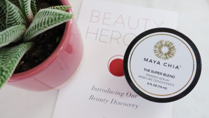 Maya Chia The Super Blend non-toxic Pressed Serum + Beauty Heroes card- Felixinsideout
