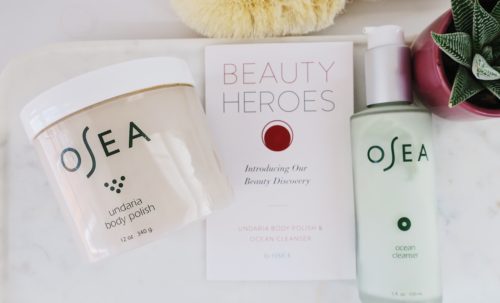 Osea duo flatlay The Detox Box exterior Green Beauty Subscription- Felixinsideout