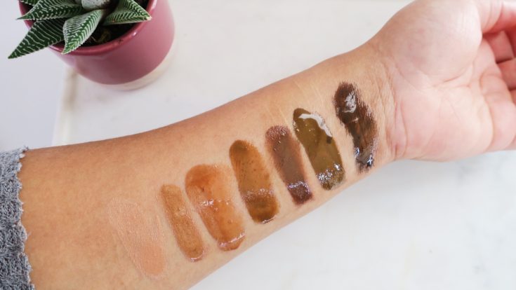 Vapour Beauty brown swatches [inclusion in green beauty]- Felixinsideout
