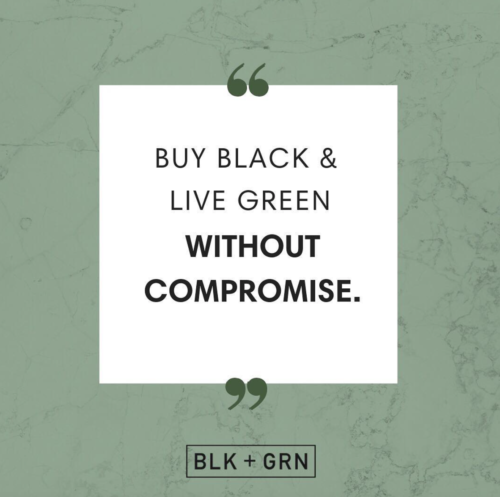 Blk+Grn no compromise Trinity Golde black women wellness brands