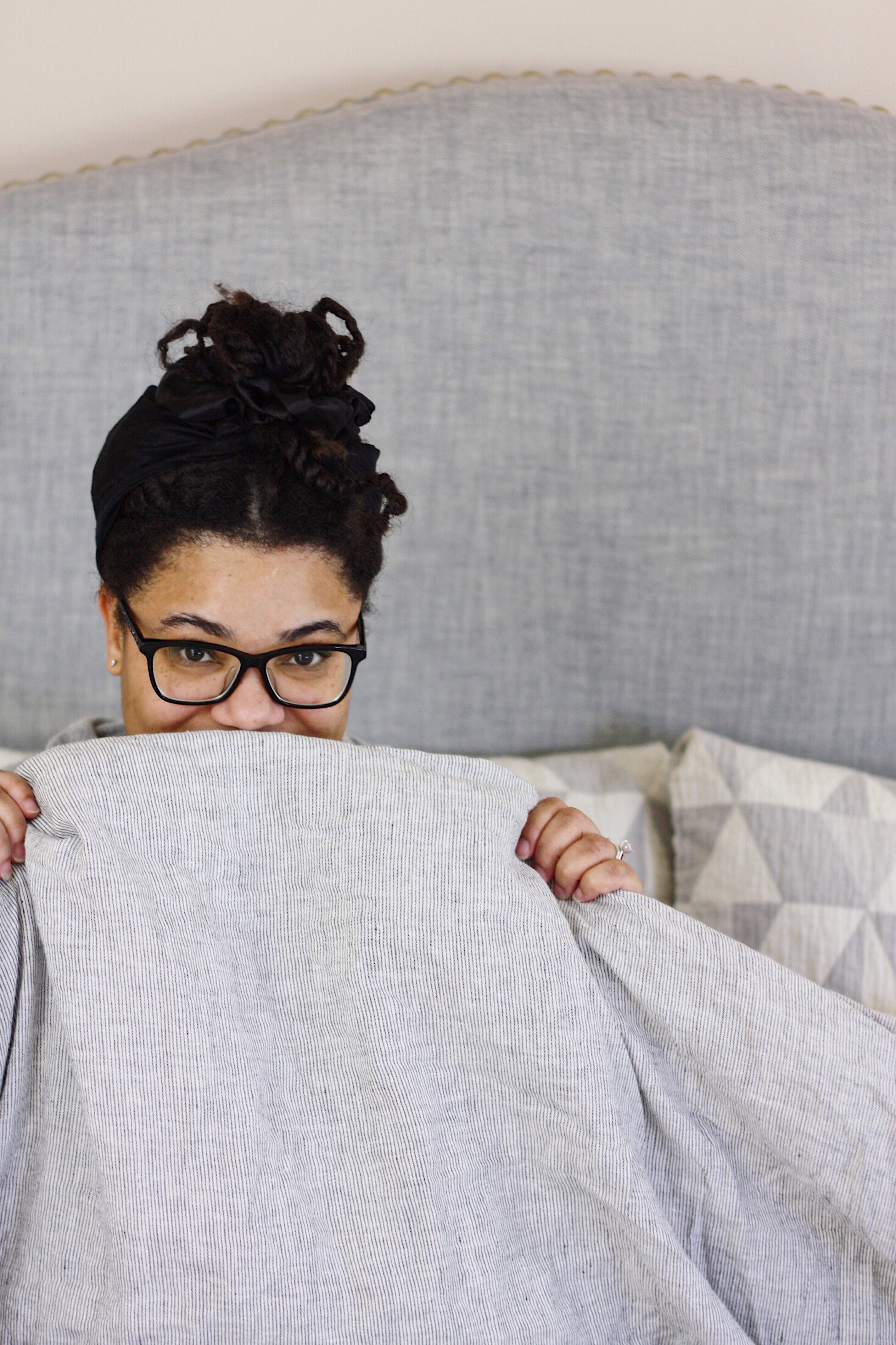 Organic Bedding with Coyuchi peekaboo- Felixinsidout