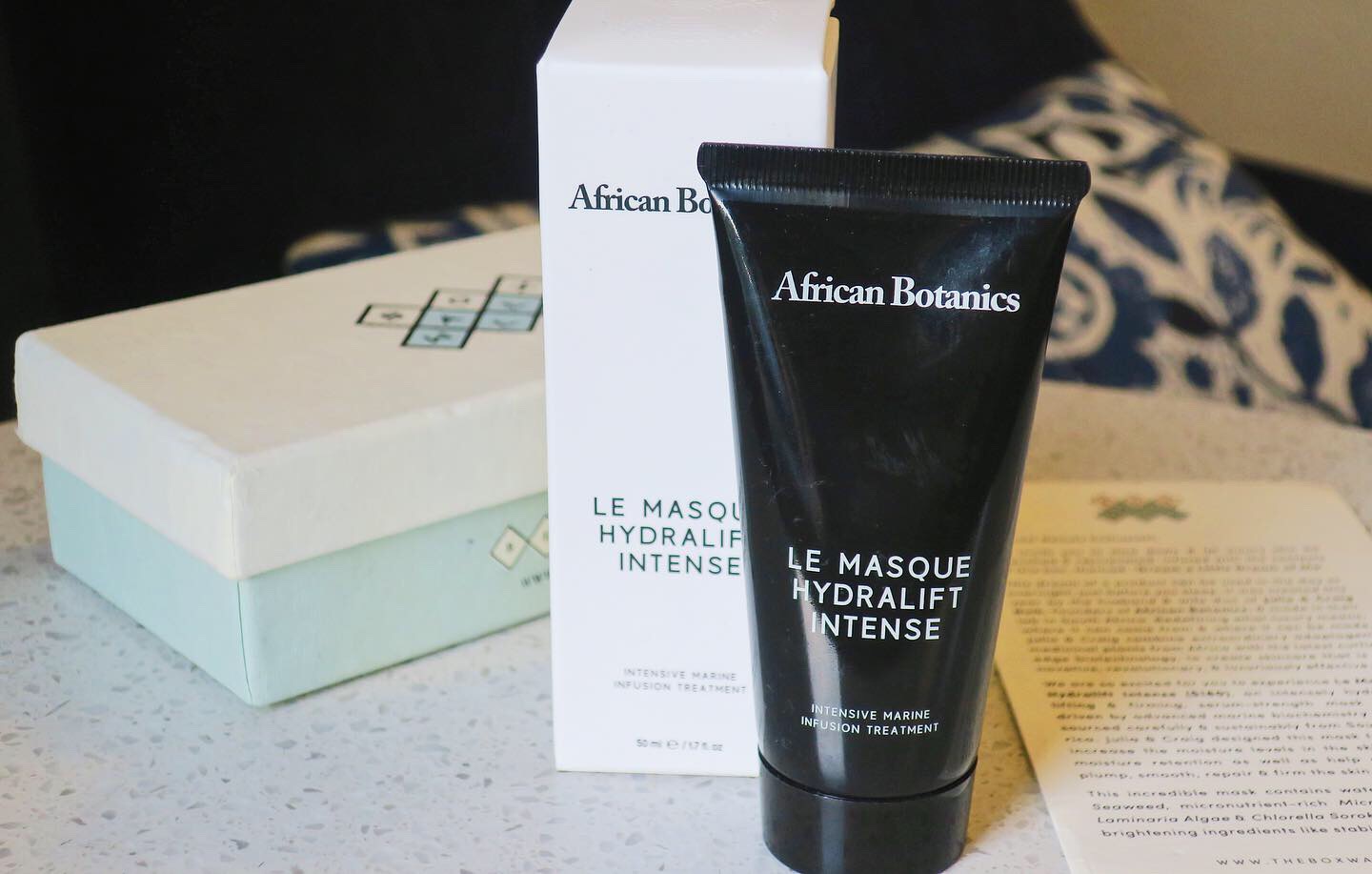 October Boxwalla x African Botanics packaging